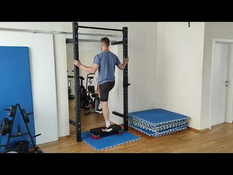 Achilles tendon rupture exercises - YouTube