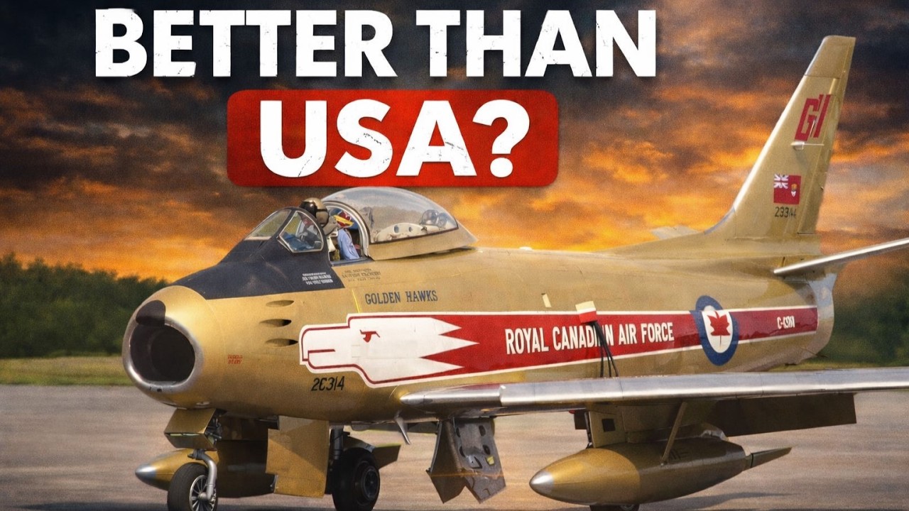 Why USA Was JEALOUS of Canada? | The Untold Story of Canadair Sabre