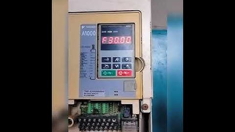 Yaskawa A1000 verify/ Modified Data