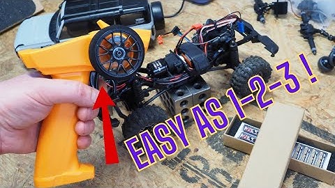 Dinky RC D-Drive Micro Sport 25amp ESC Throttle Calibration! EASY.