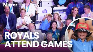 Prince Louis joins William and Kate and family in packed stadium at Commonwealth Games in milestone
