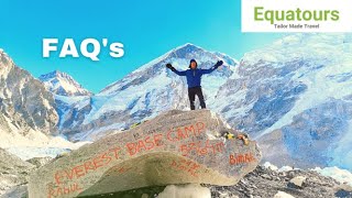 Most Frequent Asked Questions about Everest Base Camp Trek