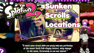 Splatoon 2 Hero Mode Sunken Scroll Locations, No Commentary