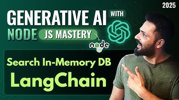 Generative AI with Node JS in Hindi #42 Search in In-Memory DB using LangChain | Retriever Config