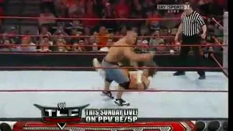 WWE Raw 12 7 09 Cena vs Carlito HQ