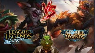 Kled Wild Rift League of Legends Vs Barats Mobile Legend | Kled Vs Barats Myth Creature's Jurassic