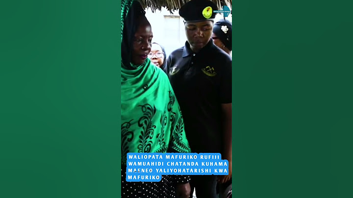 MAFURIKO YA RUFIJI YAWAPA FUNZO WAATHIRIKA,WAMUAHIDI CHATANDA KUHAMA MAENEO HATARISHI SIKU ZIJAZO.