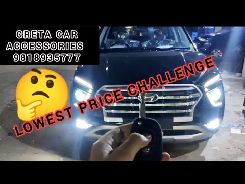 CRETA CAR ACCESSORIES LOWEST PRICE CHALLENGE.CLASSIC RAMESH NAGAR NEW DELHI