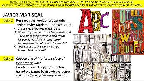 14/10/2020 - 10C GR - Javier Mariscal, Distance Learning task lesson 1