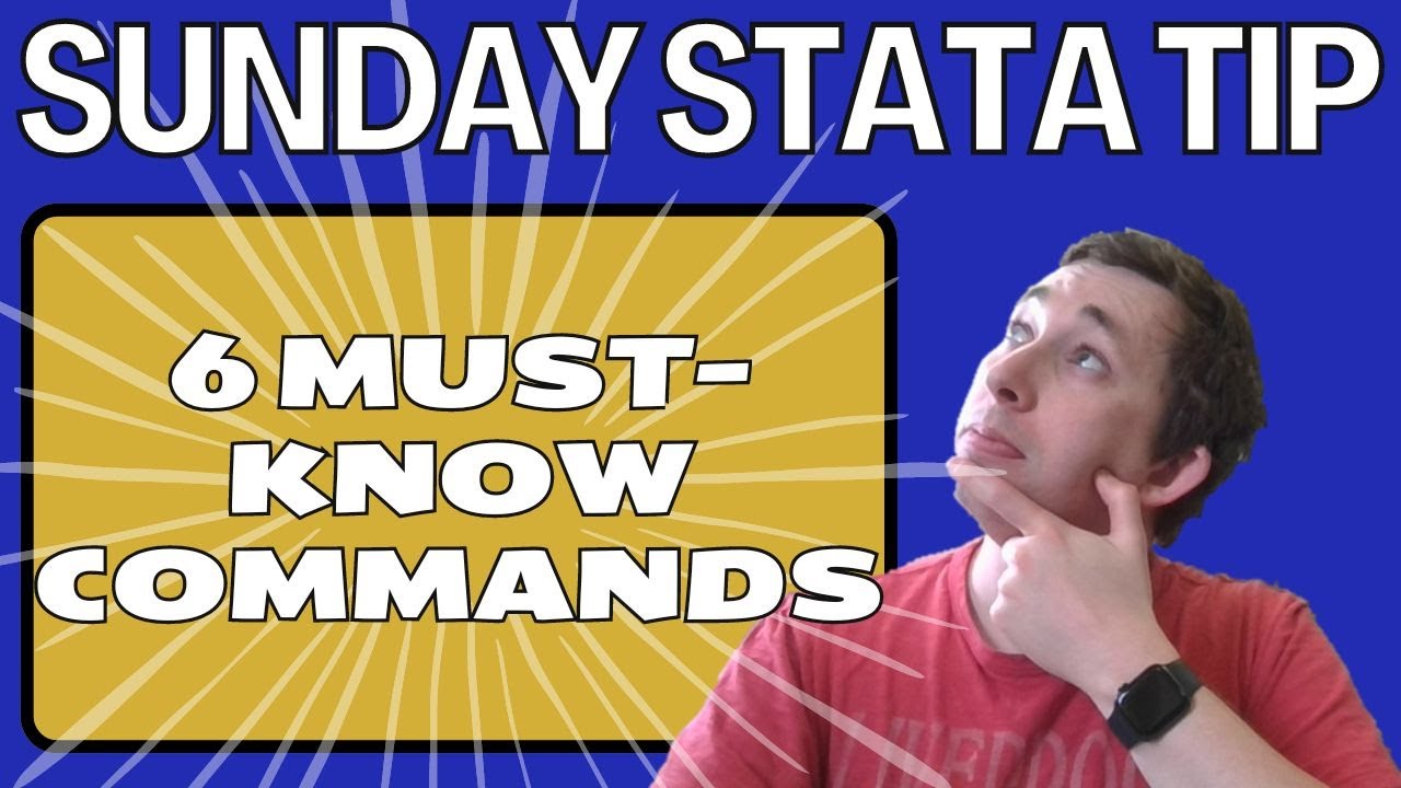 6 Must Know Stata Commands in 5 Minutes | Stata Struggle - YouTube