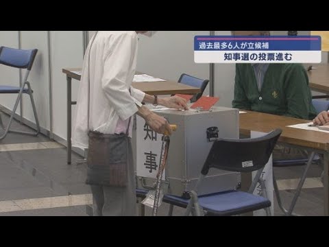 静岡県知事選挙 投票率伸びず 午後５時現在２８．１%と前回を下回る