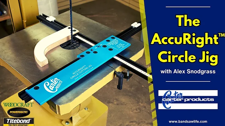 How to cut perfect circles on a bandsaw with the AccuRight™ Circle Jig