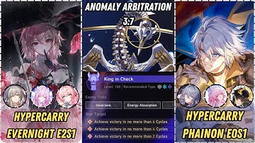 V4 | Hypercarry Evernight E2S1 x Hypercarry Phainon E0S1 Beat Aquila 43M HP| Anomaly Arbitration 3.7