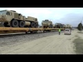 Military Train Departing Ft Bragg Chase