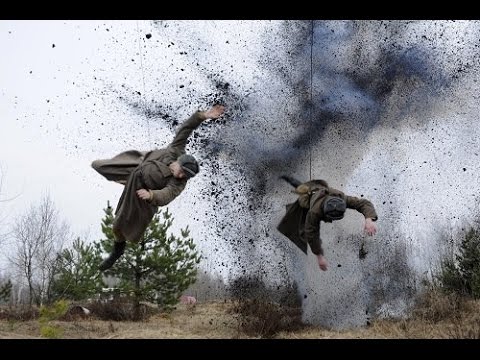 Каскадеры отлетают от