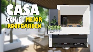 This 7x15 HOUSE has the most SPECTACULAR ROOFGARDEN!!!