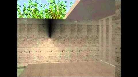 Barcelona Pavillion rendering