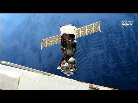 Soyuz MS-23 docking
