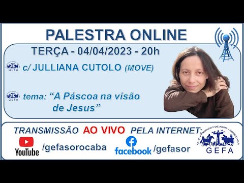 Assista: Palestra Online - c/ JULLIANA CUTOLO (04/04/2023)
