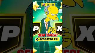 COMO GANHAR +100.000K de XP MUITO RÁPIDO na Nova Temporada SIMPSONS do Fortnite! (MELHOR MAPA DE XP)