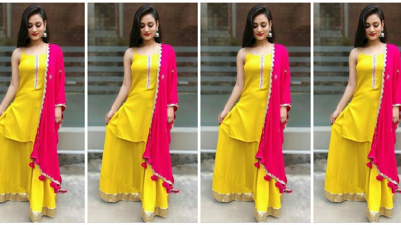 light yellow colour punjabi suits