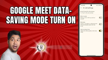 How to Turn On the Data-Saving Mode on Google Meet
