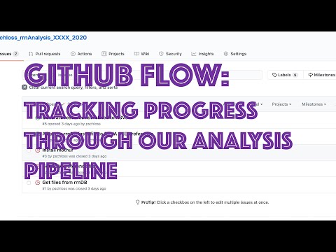 How to use GitHub flow in a bioinformatics project: using issues and branches in git (CC015)