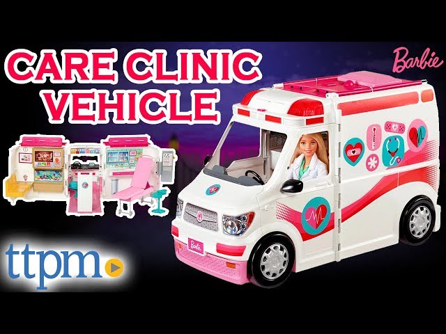 Jeg tror, ​​jeg er syg Stavning Vågn op Barbie Care Clinic Vehicle and Playset [REVIEW] | Mattel Toys & Games -  YouTube