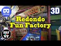 Last Day of the Redondo Fun Factory - Walkthrough and Tilt-a-Whirl in 3D [VR180]