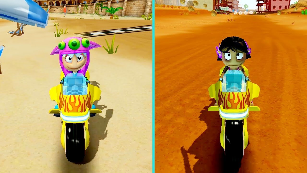 Two Girl Rider Versus New Drivers Day 20 | Beach Buggy Racing 2