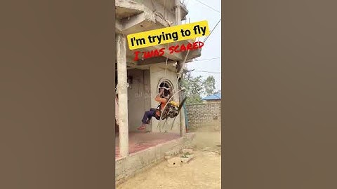 i want to fly like a helicopter | paramotor thrust checking #paramotor #shorts