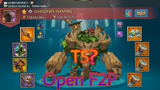 2  Years F2P Account  Unlocking T5 Troops | T5 Unlocking Full  F2P Accout #lordsmobile ep2