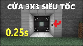 ✔ Cách Làm Cửa 3x3 Đẹp Nhất Trong Minecraft