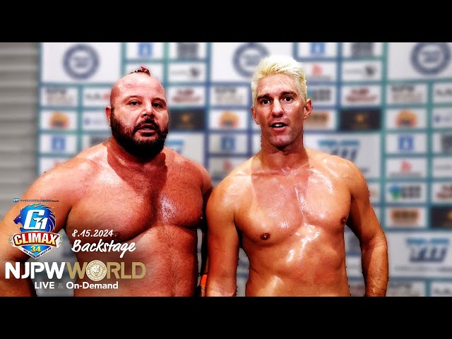 G1CLIMAX34 6th match Backstage (with Subtitles) 8/15/24｜G1 CLIMAX