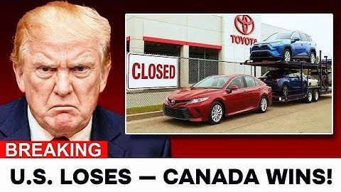 Toyota struikelt in de VS — Canada komt als overwinnaar uit de bus terwijl “America First” averec...