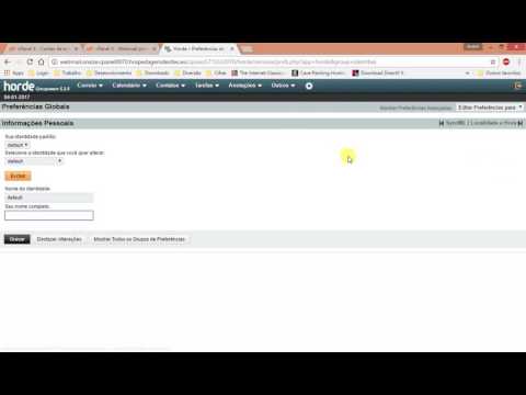 Como usar o webmail   horde