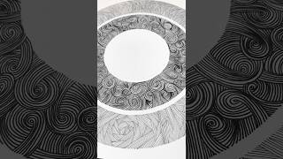 October 03, 2025 #howtodraw #zenpatterns #doodleart #doodle #penart #meditativemandalaart