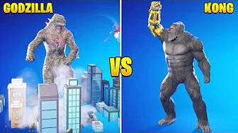 Godzilla vs Kong in Fortnite Dance Battle