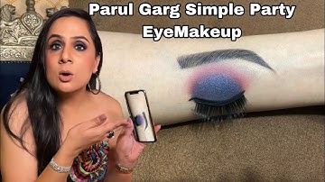 Parul Garg 2 minutes simple party EyeMakeup video | Makeup by Parul Garg | Parul Garg makeup studio