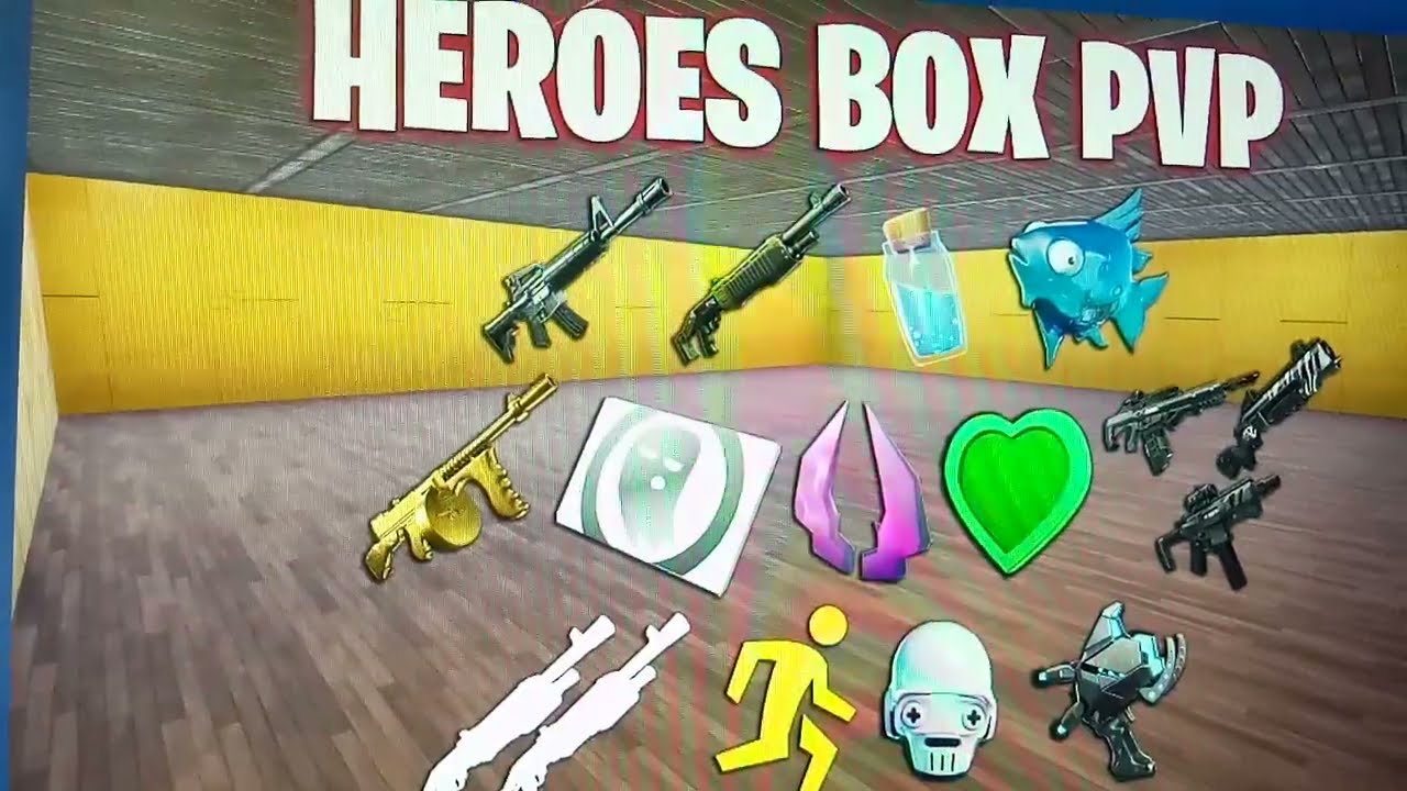 Fortnite HEROES BOX PVP Map Code (New BOXFIGHT PRACTICE Fortnite Island