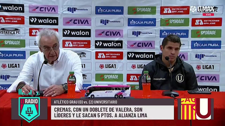 LA U SE ACERCA AL TÍTULO: Conferencia de prensa de Jorge Fossati y Corzo tras triunfo contra Grau