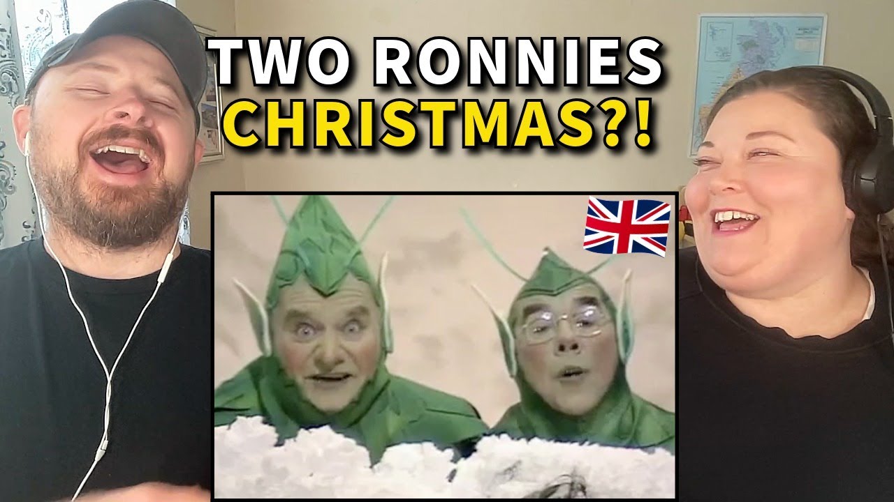 Americans React to The Two Ronnies Christmas Musical Sketches