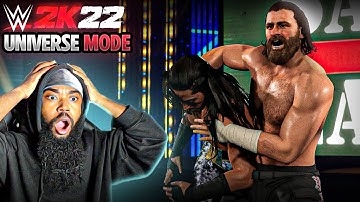 My 1st WWE 2K22 Universe Mode Video...