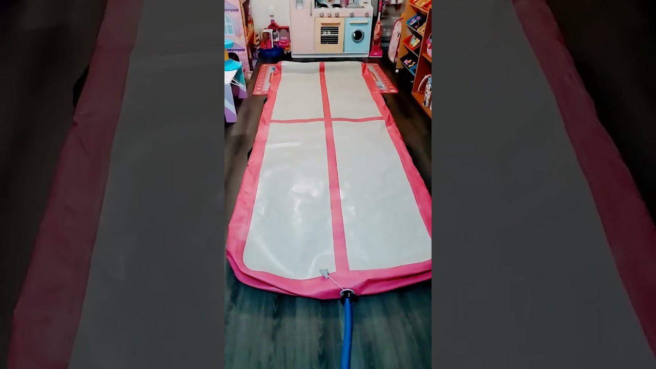 setting up an airtrack