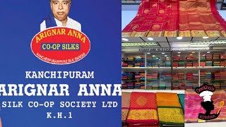 Original Handloom Kanchipuram Silk Sarees/ Cooptex Aringar Anna Society Silk Sarees/ Part-2 screenshot 5