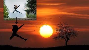 HOW TO ADD SUBJECTS TO SILHOUETTE IMAGE IN PHOTOSHOP IN 2 MINS | PHOTOSHOP TUTORIAL