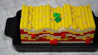 Lego lasagna & lemonade - Lego In Real Life 17 / Stop Motion Cooking ＆ ASMR