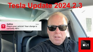 Tesla Update 2024.2.3 Reminder to Plug In at Home and Ultra-Wideband Phone Key screenshot 4