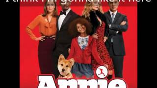 Video thumbnail of "I think i'm gonna like it here - Annie 2014 - Backing Track / Karaoke"