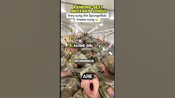 Thumbnail of Ranking best military songs #shorts #ranking